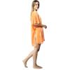 Women’s Cardigan Beach Cover Up Swimsuit Kimono Pareo Sarong Beach Wear Dress for Summer(Marbella Collection 1 – Solid Orange)