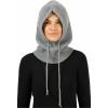 Hooded Scarf Beanie for Women Men Balaclava Scarves Hat for Fall Winter(Muxia Collection – Khaki)