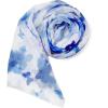 Scarf for Women Lightweight Fashion 62 in x 18 in Scarves for Spring Summer Fall Shawl Wrap(Deia Collection – Blue and White Flower)