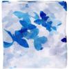 Scarf for Women Lightweight Fashion 62 in x 18 in Scarves for Spring Summer Fall Shawl Wrap(Deia Collection – Blue and White Flower)