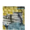 Scarf for Women Lightweight Fashion 62 in x 18 in Scarves for Spring Summer Fall Shawl Wrap(Deia Collection – Blue and Yellow Geometric)