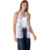 Scarf for Women Lightweight Fashion 62 in x 18 in Scarves for Spring Summer Fall Shawl Wrap(Deia Collection – Gray and Blue Paisley)