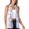 Scarf for Women Lightweight Fashion 62 in x 18 in Scarves for Spring Summer Fall Shawl Wrap(Deia Collection – Gray and Blue Paisley)